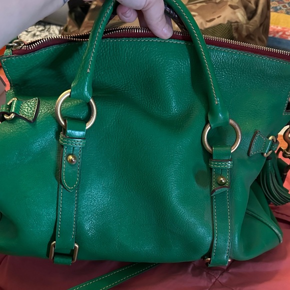 Dooney & Bourke Vibrant Green Satchel - Picture 4 of 5